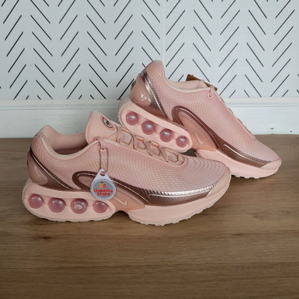 ✨Nike Air Max DN Low Sz 9.5 Women's Shoes Sneakers Washed Peach Coral HV4861-601
